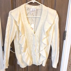 Off-white boutique, cardigan, size medium.